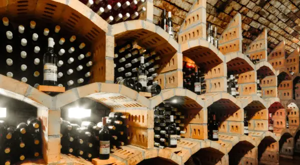 Une cave à vin impressionnante, remplie de bouteilles. Comment choisir la meilleure ?
