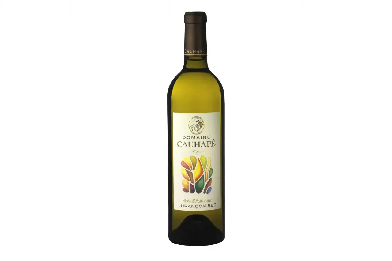 Bouteille de vin blanc sec Juran&ccedil;on, 