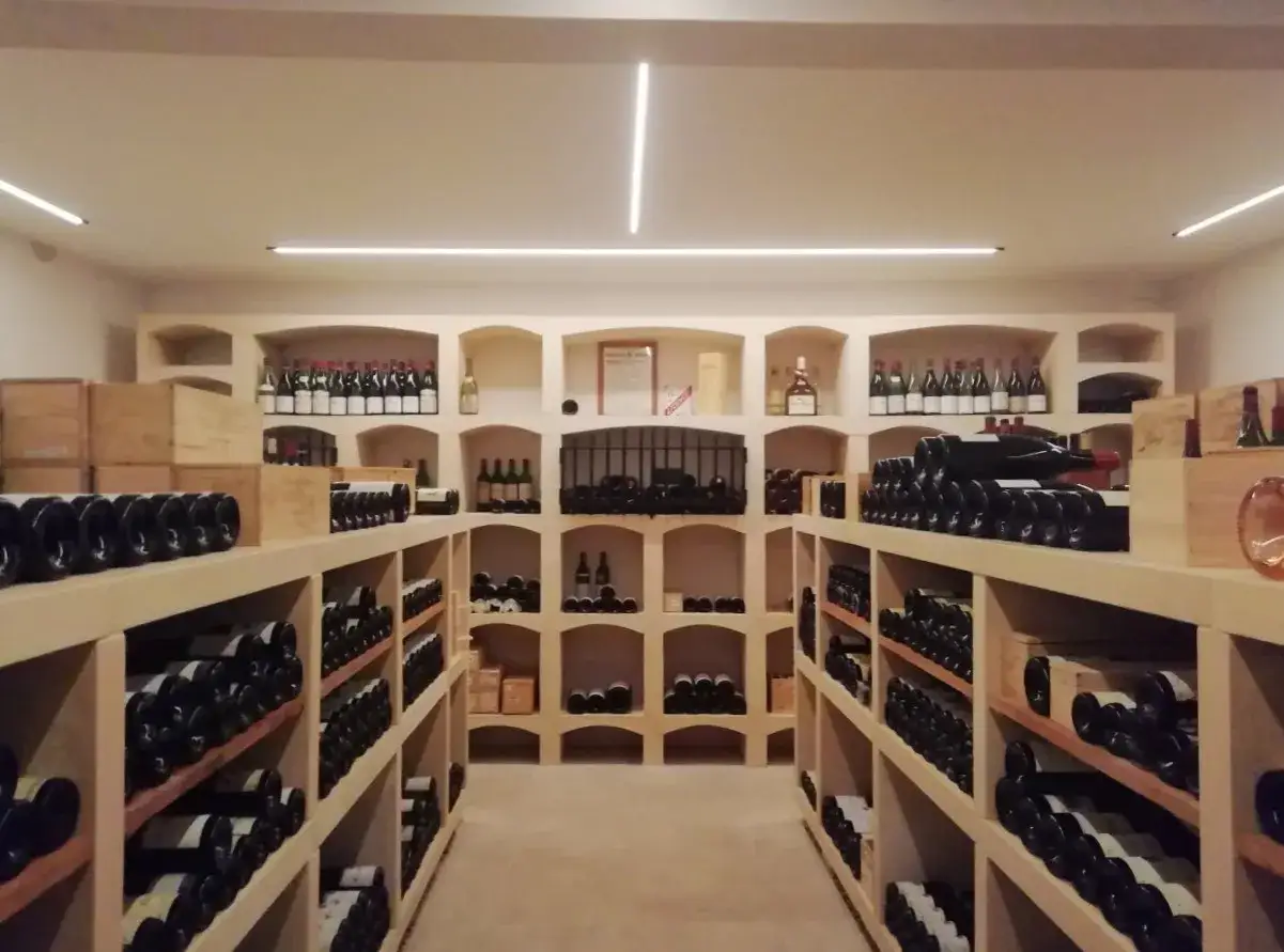 Une cave &agrave; vin bien organis&eacute;e, id&eacute;ale pour savoir comment choisir et conserver vos bouteilles.