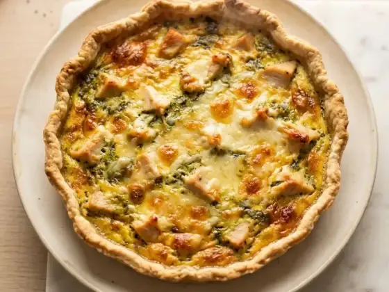 Quiche au poulet parfaite - Le secret d'une tarte moelleuse